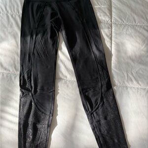 Athleta Black Shimmer Leggings